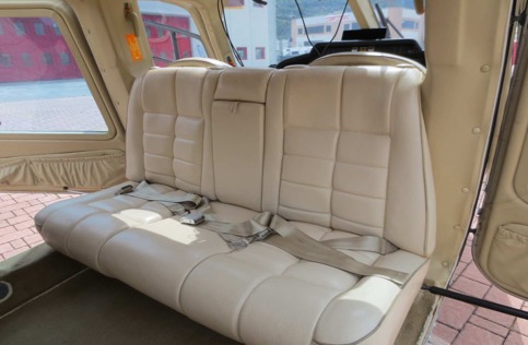 Agusta A109 A II passenger cabin interior